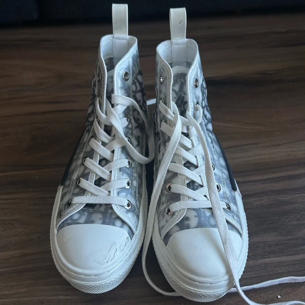 Dior High Top Platform Sneakers - Picture 5 of 5